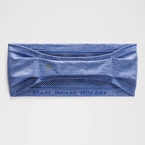 NWT Metal Vent Tech Seamless Wide Headband Galactic Cobalt/Lavender Frost